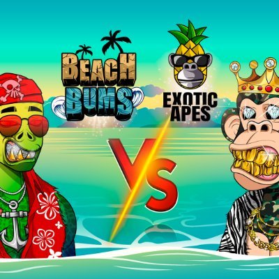 Beach Bums VS Exotic Apes logo