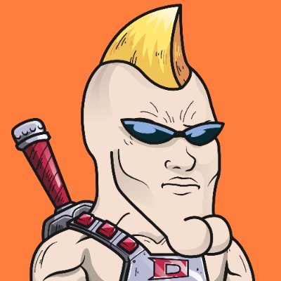Degen Traders Degen cartoon avatar logo