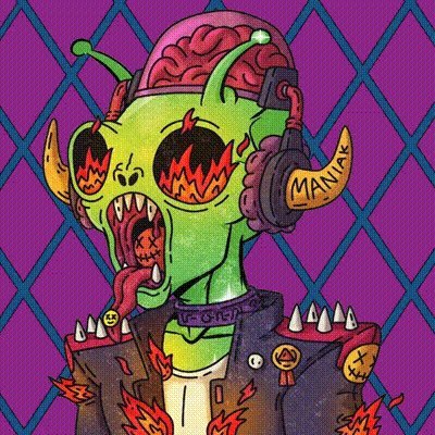 MANIAK ALIENS PHILANTHROPY CLUB logo